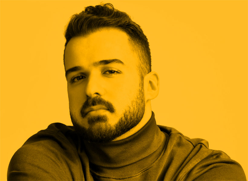 Portrait of a man looking away