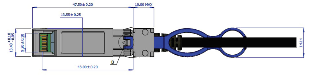 SFP28-25GbE DAC tranceiver cable